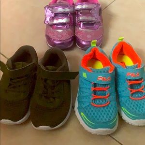 Girl’s shoes all size 9c